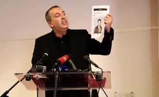 L'animateur Jean-Marc Morandini, lors de sa conférence de presse du 19 juillet 2016.