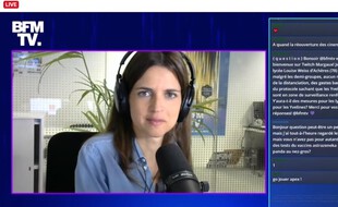 Margaux de Frouville, cheffe du service santé de BFMTV, a répondu aux internautes lors d'un premier stream mouvementé