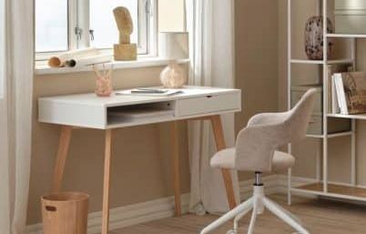 Envie d’un coin bureau pratique et tendance ? Le modèle scandinave TAMHOLT est à -50 % chez JYSK, sous la barre des 50 € !
