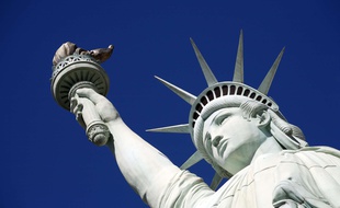 La Statue de la Liberté à New York.