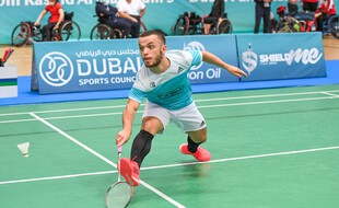 Charles Noakes lors d'un épreuve à Dubaï.