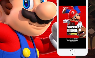 Capture d'écran du site «Super Mario Run».