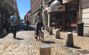 La rue de Verdun à Montpellier est piétonne depuis ce mercredi matin.