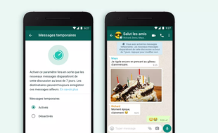 WhatsApp: comment activer les messages temporaires