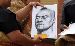 Un portrait de Jonah Lomu, décédé le 18 novembre 2015 à l'âge de 40 ans.