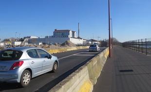Sur l'île de Nantes, une nouvelle voie a été ouverte en bord de Loire