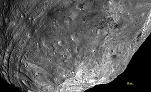 Des images de l'astéroïde Vesta, capturée le 23 juillet 2011 par la Nasa.