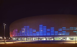 Première mise en lumière de l'Arena de Bordeaux Métropole