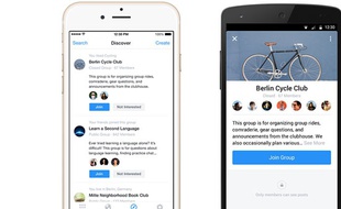L'application smartphone Facebook Groups.