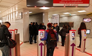 La station de métro de la Gare Lille Flandres.