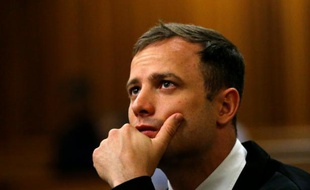 Oscar Pistorius le 16 octobre 2014 au tribunal à Pretoria