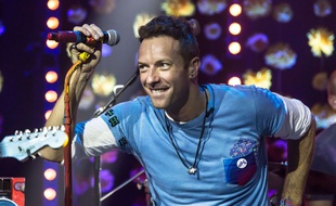 Chris Martin, le leader de Coldplay, le 5 décembre 2015. Brian J Ritchie/REX Shutterstock