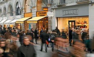 Les commerces du centre-ville ont vu leur chiffre d'affaires baisser en 2013.