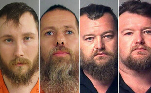 Quatre des 13 membres de deux milices inculpés pour avoir projeter de kidnapper la gouverneure du Michigan Gretchen Whitmer.