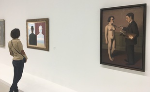 L'exposition Magritte, la trahison des images au Centre Pompidou à Paris en septembre 2016