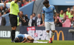 Leroy Sané s'est fait les croisés lors du Community Shield contre Liverpool.