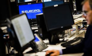 Au siège d'Europol, à La Haye, aux Pays-Bas.