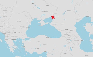 Un avion s'est écrasé à Rostov-on-Don, en Russie, le 19 mars 2016.
