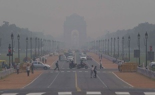 Pollution atmosphérique à New Delhi, le 9 novembre 2015.