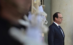 Le président français François Hollande le 19 septembre 2014 à l'Elysée