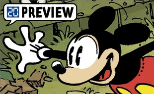 Un Mickey très roots dessiné par Régis Loisel