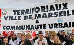 A Marseille, 200 personnes ont manifesté.