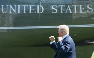 Donald Trump à la Maison Blanche, le 4 août 2017.