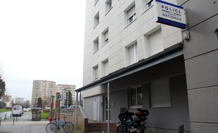 Le commissariat du Blosne à Rennes, où un homme a déposé le cadavre de sa femme qu'il transportait dans sa voiture.