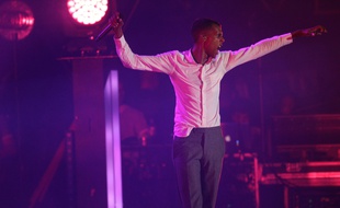 Stromae sur scène en 2014