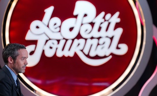 Yann Barthès sur le plateau du «Petit Journal» en mars 2012.
