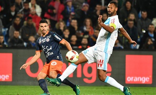 Morgan Sanson lors d'un match entre Montpellier et l'OM le 4 novembre 2016.