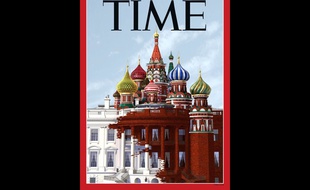 La couverture du magazine «Time» du 18 mai 2017 sur Donald Trump et la Russie.