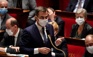 Le ministre de la Santé, Olivier Veran, à l’Assemblée nationale, le 29 septembre 2020.