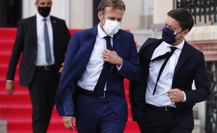 Emmanuel Macron et Benoit Payan, le 2 septembre dernier à Marseille