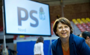 Martine Aubry le 13 septembre 2014 à Lommé