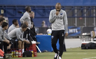 Thierry Henry a perdu avec son équipe de l'Impact Montreal pour le retour de la MLS, le 10 juillet 2020.