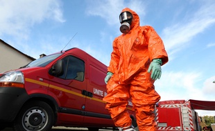 Illustration d'un exercice de produits radioactifs dans le Morbihan.