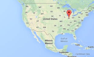 Etat de l'Indiana, aux Etats-Unis.