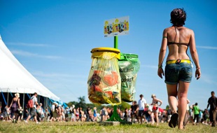 Plus de 15 tonnes de déchets d'emballages collectés à Rock en Seine