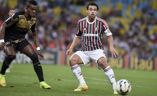 Le Brésilien Fred sous le maillot de Fluminense