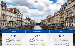 Météo Rennes: Prévisions du mercredi 28 juillet 2021