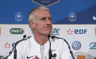 Didier Deschamps en conférence de presse, le 19 novembre 2018.