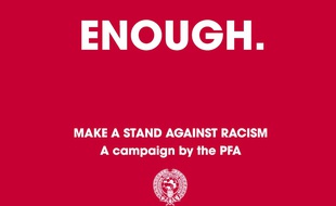 L'association des joueurs professionnels anglais a lancé une campagne de lutte contre le racisme sur les réseaux sociaux.