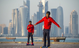 Le défenseur du PSG Marquinhos, le 29 décembre 2015 à Doha.
