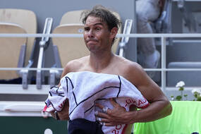 Rafael Nadal maîtrise le sourcil arqué mieux que personne.