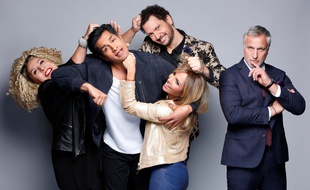 Marianne James, Sugar Sammy, Eric Antoine, Hélène Ségara et David Ginola.