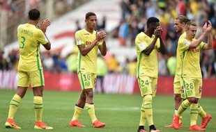 L'attaquant Yacine Bammou, samedi, à l'issue de la défaite face à Monaco.