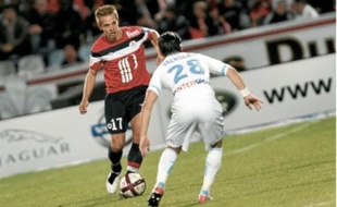 Benoît Pedretti, ici face à Marseille, veut montrer qu'il peut réussir dans un grand club.