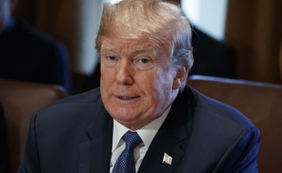 Le président américain Donald Trump à la Maison-Blanche - Washington, 2017