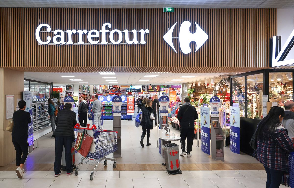 Carrefour choc majeur missen mag gondola